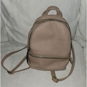 Tan Mini Backpack